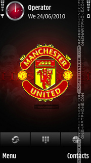 Manchester united theme screenshot