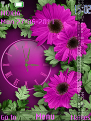 The bright Clock tema screenshot