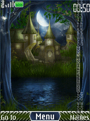 Скриншот темы Dream Castle animation