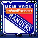 NY Rangers theme screenshot