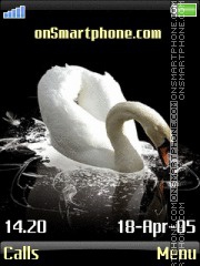 Capture d'écran Swan thème