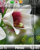 Capture d'écran White Flower thème