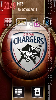 Deccan Chargers 02 theme screenshot