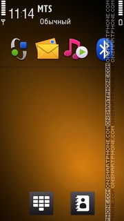 Скриншот темы Nokia Theme Yellow