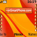 Orange 01 tema screenshot