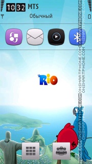 Angry Birds 02 theme screenshot