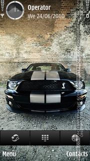 Capture d'écran Black Mustang thème