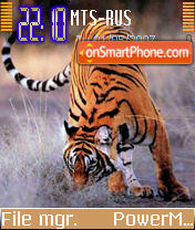 Capture d'écran Tiger 02 thème