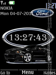 Capture d'écran Ford Mustang By ROMB39 thème