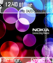 Nokia tema screenshot