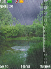 Capture d'écran Rain thème