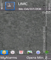 Grey Wall by Bolena (Ovi) theme screenshot
