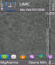 Grey Wall by Bolena (Pop Icons) tema screenshot