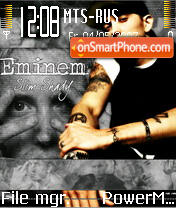 Скриншот темы Eminem 03