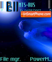 Capture d'écran Cosmos Neon thème