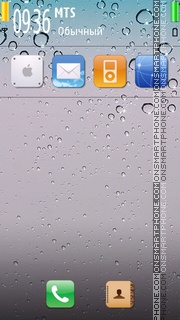 Скриншот темы Iphone Drops 01