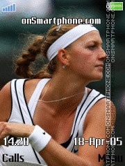 Petra Kvitova 1 es el tema de pantalla