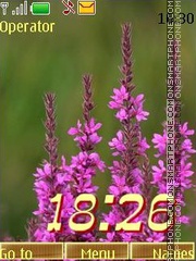 Capture d'écran Meadow flowers swf thème