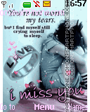 l Miss you Theme-Screenshot