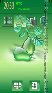 Crystal Pears theme screenshot