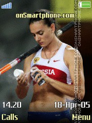Yelena Isinbayeva 3 theme screenshot