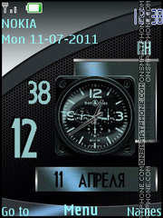 Capture d'écran Dual Clock thème