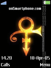 Capture d'écran Symbol Prince thème