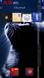 Dark Cat tema screenshot