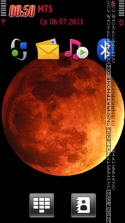 Red Planet theme screenshot