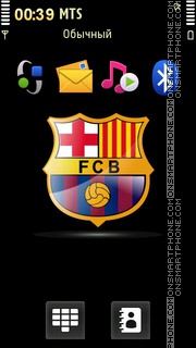 Скриншот темы FC Barcelona 19