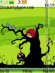 Скриншот темы Angry Birds Icon