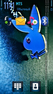 Скриншот темы Play Boy Logo