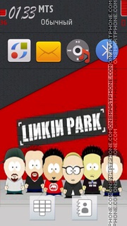 Linkin Park 5806 theme screenshot