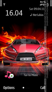 Fire Car2 Theme-Screenshot