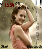 Rainy girl v1 Theme-Screenshot