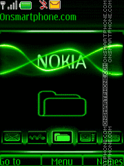 Green Nokia tema screenshot