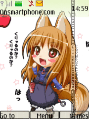 Spice and Wolf theme screenshot