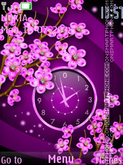 Capture d'écran Flowers SWF thème