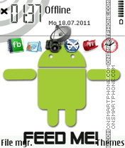 Capture d'écran Android N73 thème