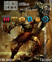 Kratoas God Of War tema screenshot