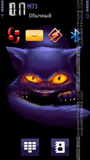 Devil Cat theme screenshot