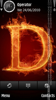 Fire D theme screenshot