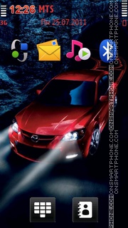Скриншот темы Mazda 3 mps