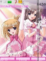 Pink anime tema screenshot
