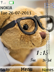 Teddy Clock 01 tema screenshot