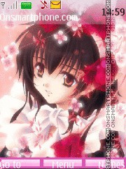 Anime girls tema screenshot