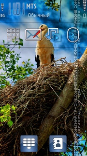 Capture d'écran Stork thème