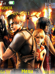 Resident evil 4 theme screenshot