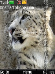 Snow Leopard Irbis theme screenshot
