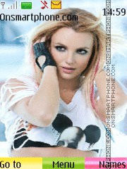Britney - tell me Theme-Screenshot